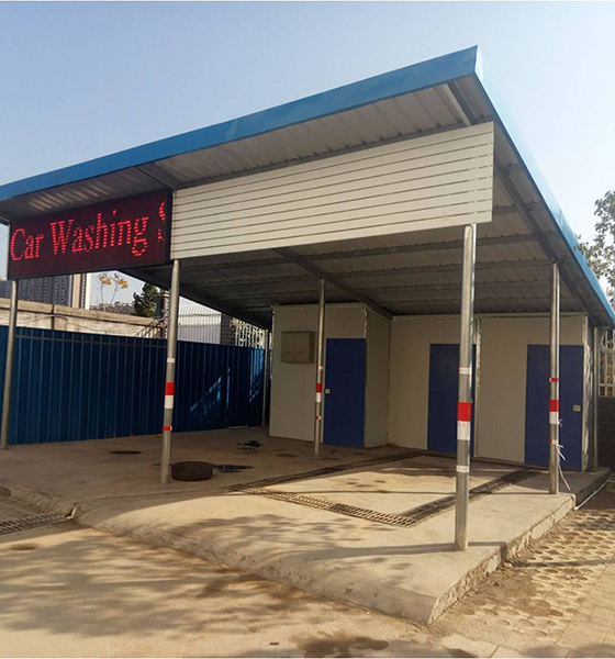 Solar Powered Car Washing (Tyre Repair) Stand Project in Zambia