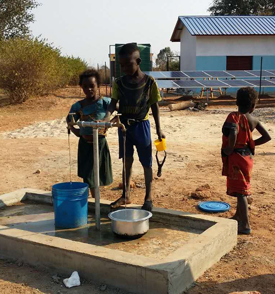 Solar Constant Pressure Water Supply and Purification Project of Health Station in Zambia